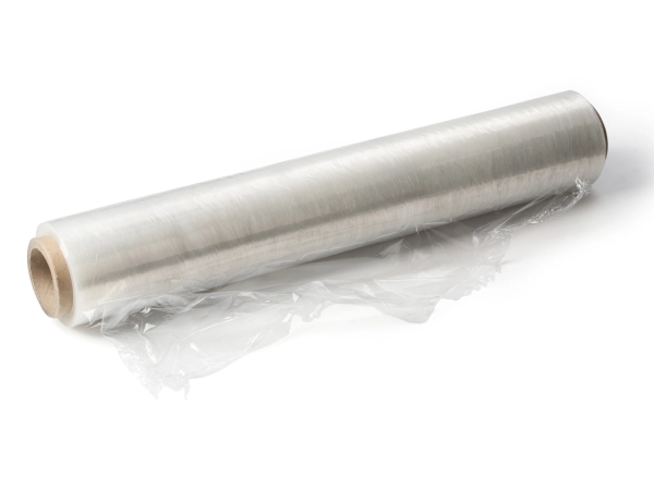 Stretch film by hand